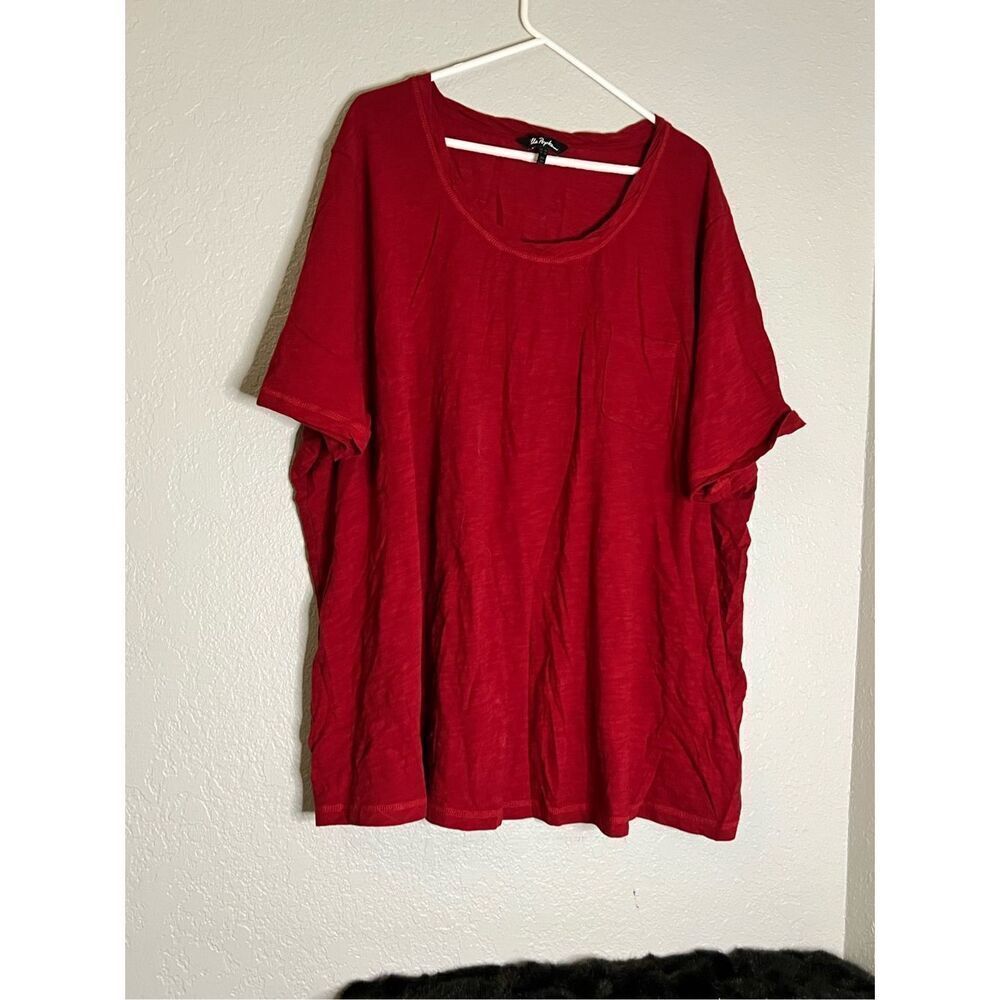 Ulla popken red oversized t‎ shirt Sz 28 30
